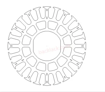 Customized High Speed Stamping and Processing of Outer Rotor Stator Core For Household Appliance Motors