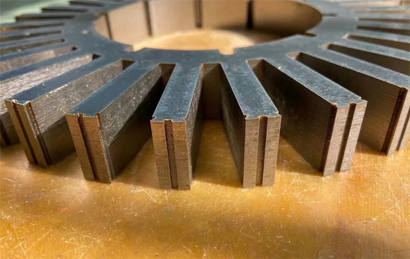 stator core laminations with Bonding varnish/Backlack Technology