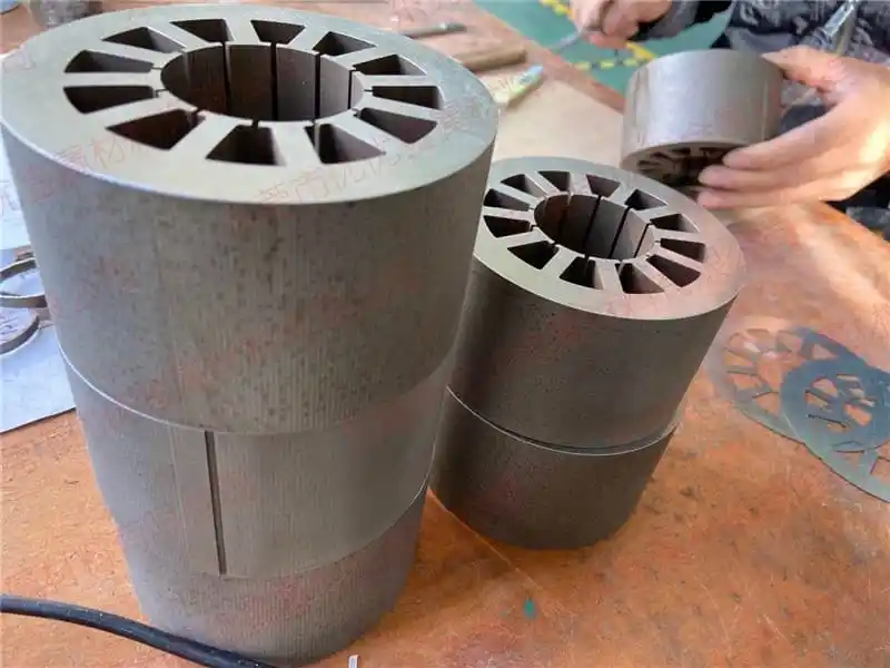 Taglio del filo dello statore del nucleo del ferro del motore del mozzo di nuova energia