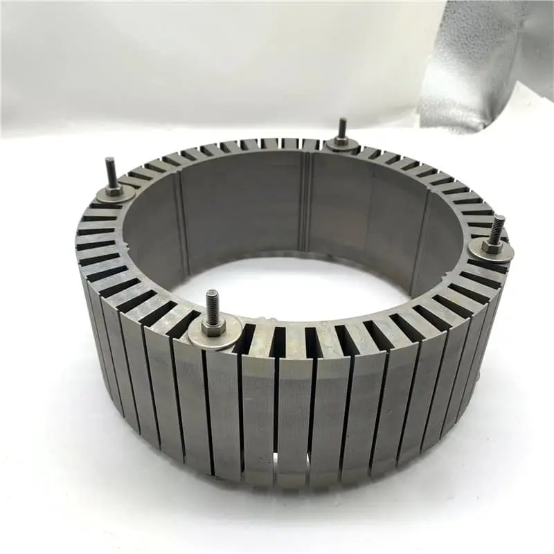 Sample of wire cutting of outer winding stator core
