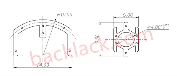 Silent Electric Toothbrush Stator Iron Core Mold