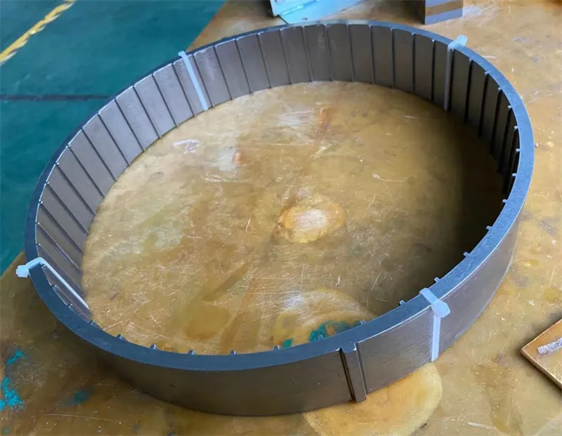 stator core laminations with Bonding varnish/Backlack Technology