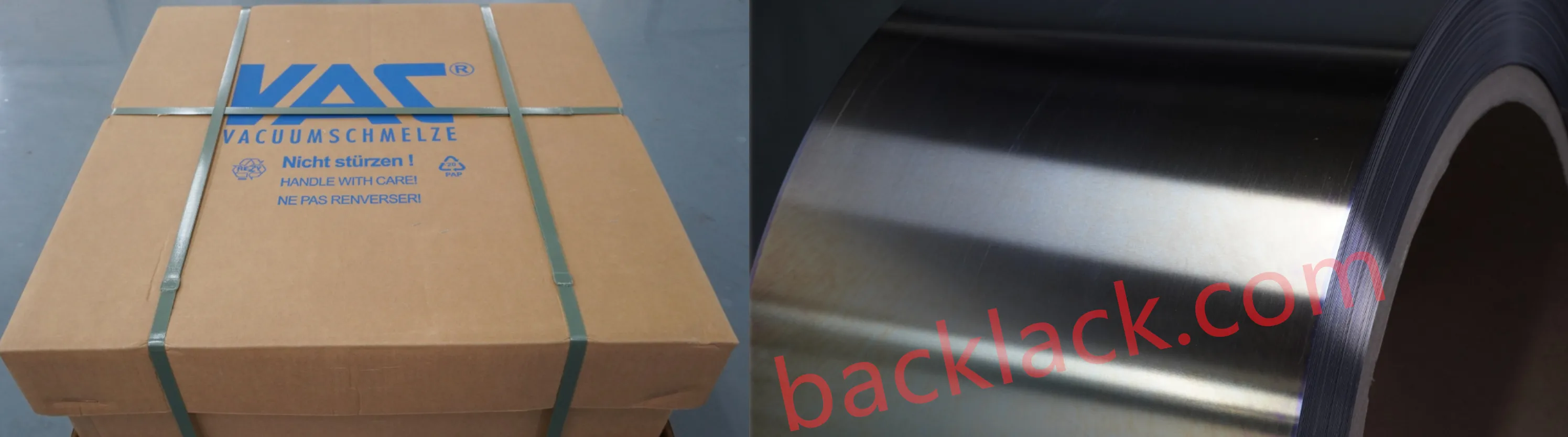 Youyou Technology bietet auch selbstklebende Kernprodukte aus speziellen weichmagnetischen Legierungen wie 1J22 und 1J50 an